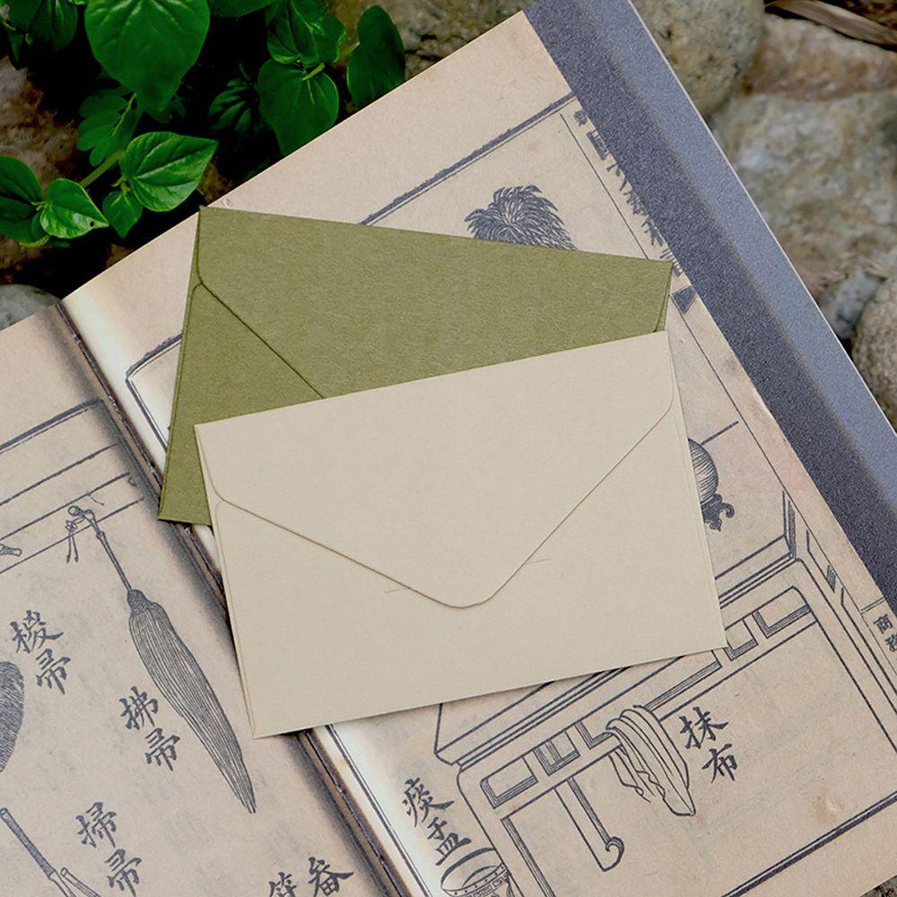 Thiệp Mời Đám Cưới Mini Màu Trắng Bằng Giấy Kraft