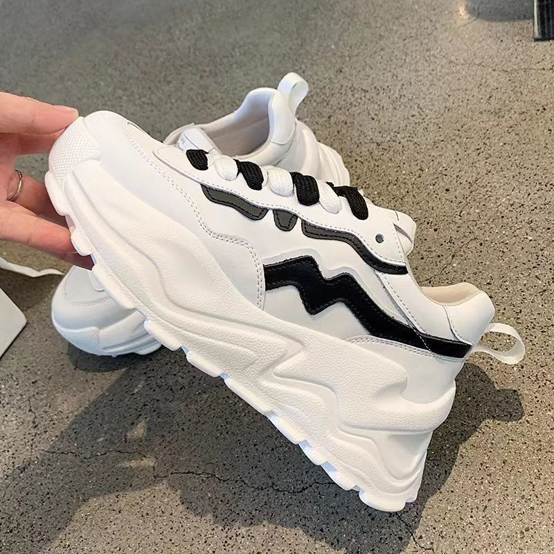 Giày Thể Thao Nữ Giày đế Dày Giày Sneaker Đế Dày Tăng Chiều Cao Phong Cách Mới 2023 Cho Nữ