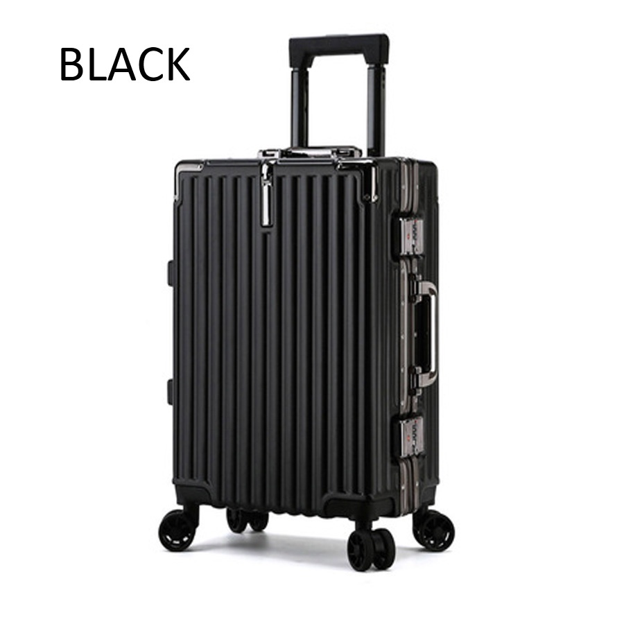 Vali Khung Nhôm Khóa số TSA siêu Hot Màu BLACK size 20