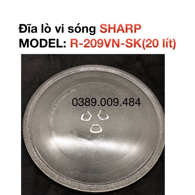 Đĩa lò vi sóng SHARP R-209VN-SK (20 lít)