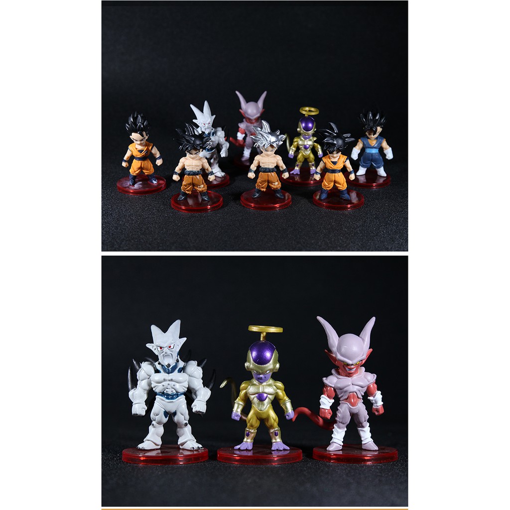 Mô hình nhân vật Dragon Ball 7 Viên Ngọc Rồng Songoku chibi - [Kiểu 1 Lẻ 19K / 1 nhân vật - Full bộ 21 nhân vật = 380K]