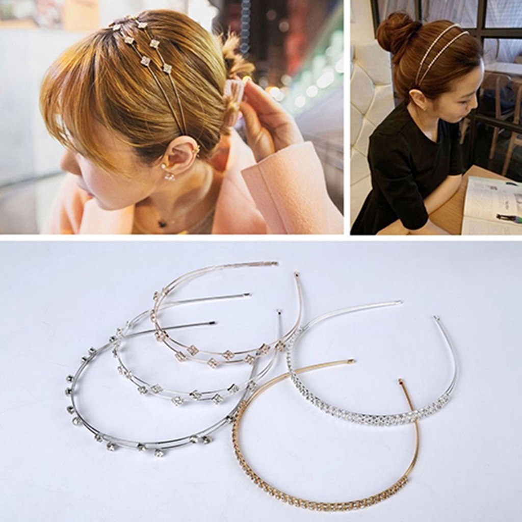 Cài tóc đính đá thời trang nữ tính