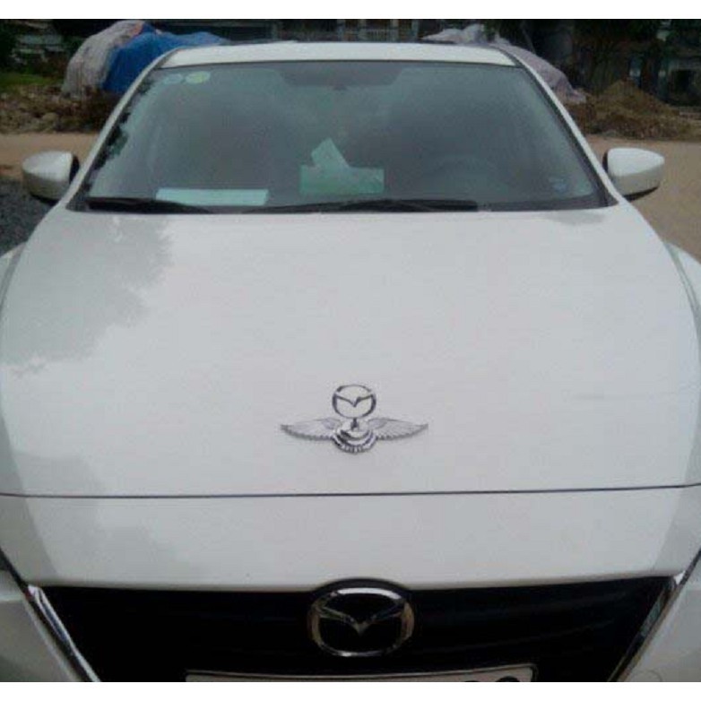 Biểu tượng logo cánh chim đặt nắp capo xe oto, xe hơi các hãng Mazda, Honda, Huyndai, Toyota, Honda, Kia, Ford...cao cấp