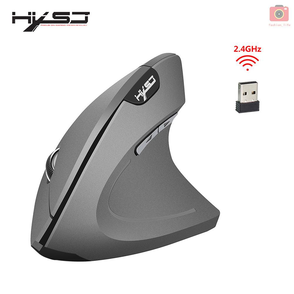 Chuột Không Dây Hxsj T24 2.4g 800 1600 2400 6 Nút Có Thể Điều Chỉnh Kèm Đầu Nhận Usb