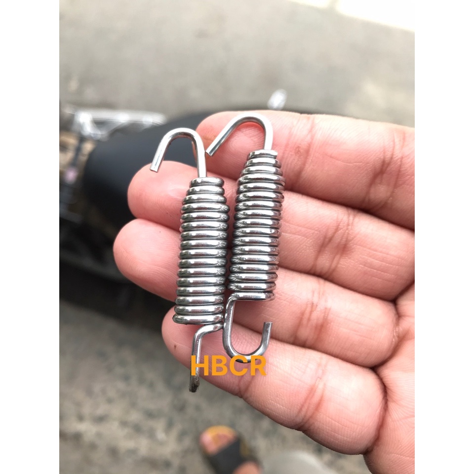 Lò xo gắn cổ pô xe máy titan cao cấp