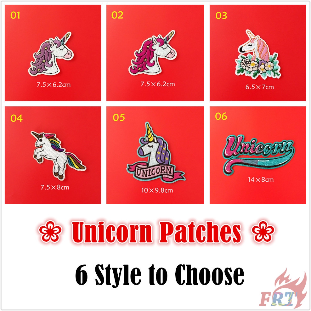 Miếng thêu trang trí quần áo hình kỳ lân tùy chọn xinh xắn
