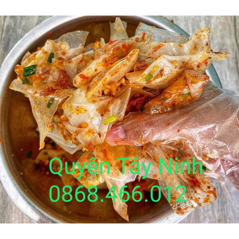 Combo Bánh Tráng Phơi Sương+ Muối Sốt siêu cay Quyên Tây Ninh Bánh tráng chấm Sốt Muối tắt ngon bá cháy