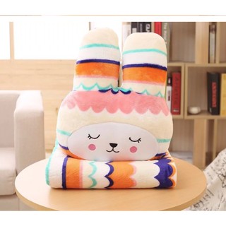 gối 3 trong 1 gấu 7 màu
