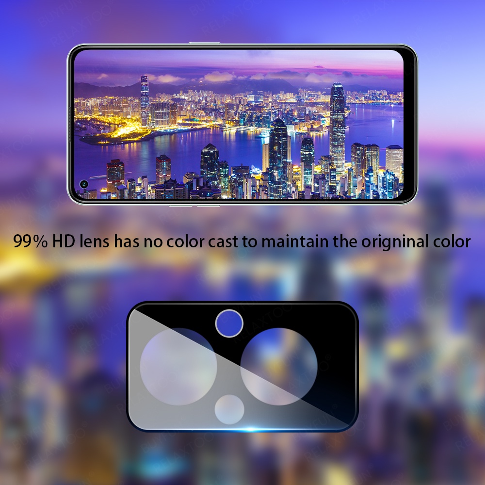 Set 2 Miếng Dán Cường Lực Bảo Vệ Camera Cong 3D Cho Oppo Reno 8Z 7 7Z 6 Pro Reno8 Reno7 Z Reno7Pro 4G 5G