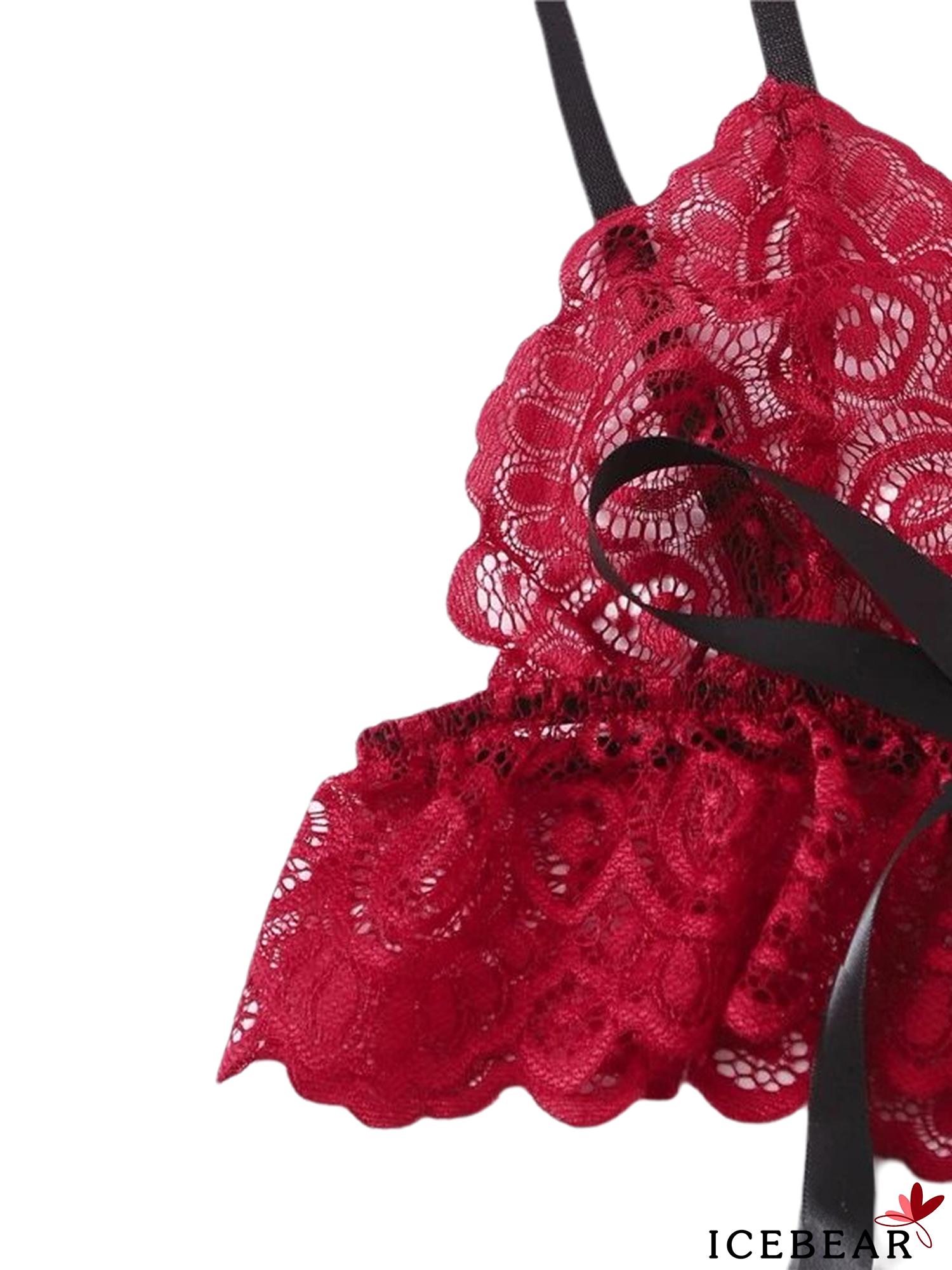 Set Đồ Ngủ 2 Dây Phối Ren Quyến Rũ Cho Nữ | BigBuy360 - bigbuy360.vn