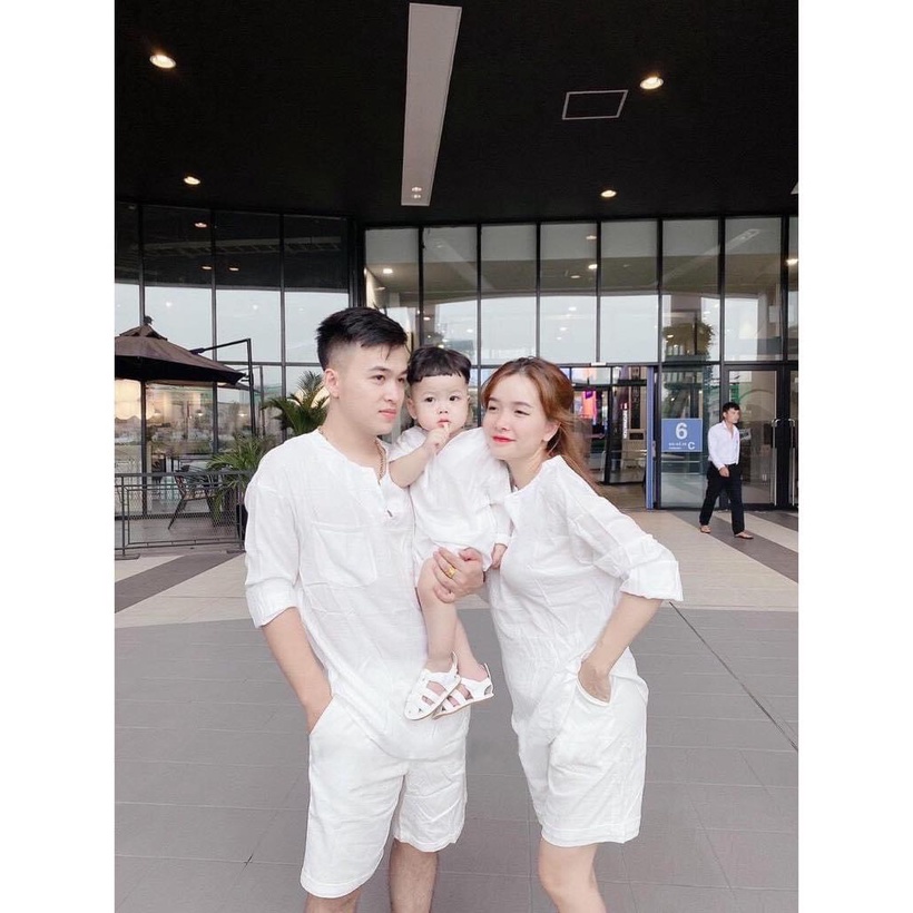 Áo đũi xước nhật cổ đức đi biển quần short nam nữ đồ đôi thể thao - King s1 sport