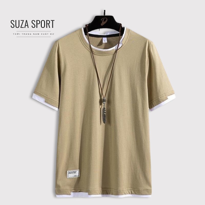 Áo phông nam có cổ Suza đẹp tay ngắn cao cấp thời trang A04