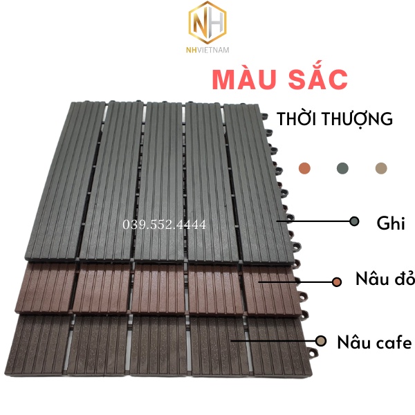 COMBO11 Vỉ nhựa lót sàn - SPECIAL - Chống Trơn Trượt, Lát Sàn Nhà Tắm WC Bể Bơi, Sân Vườn, Tiểu Cảnh