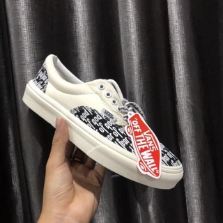 Ảnh thật - giày vans fog fear of god lót gót da trắng nam nữ