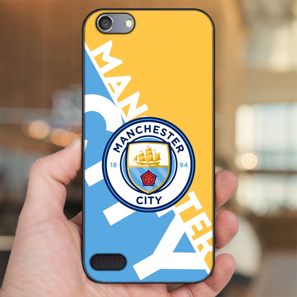 Ốp lưng Oppo A33 Neo 7 viền đen in hình Manchester City MC