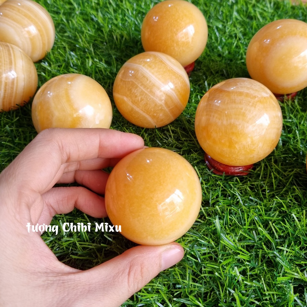 Bi cầu ngọc Hoàng Long 4.5cm - 5.0cm cho người mệnh Kim và Thổ
