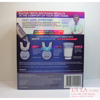 Bộ làm trắng răng White Glo White Accelerator Blue Light Teeth Úc
