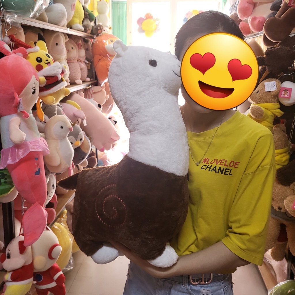 Thú bông ,gấu bông cừu, lạc đà Alpaca đáng yêu lông mịn