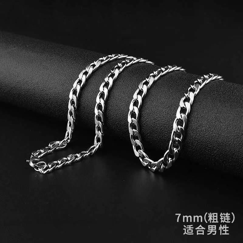 Dây Chuyền Bằng Thép Không Gỉ Thời Trang Âu Mỹ Cho Nam Và Nữ F890