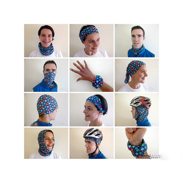 Siêu rẻ Khăn ống cotton tube đa năng nam nữ co giãn 9 kiểu dùng có video hướng dẫn TUBE