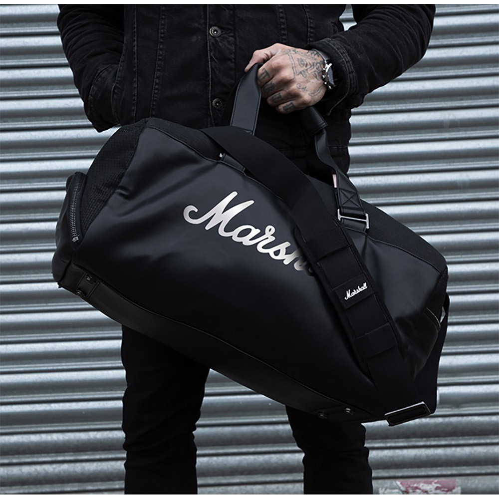 [Mã BMBAU200 giảm 200K đơn 699K] Túi Trống Marshall Uptown Duffel - Black &amp; White