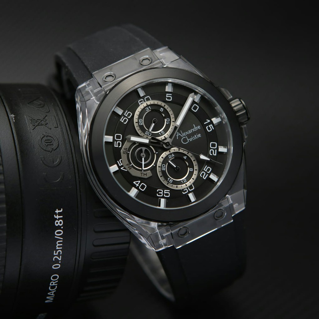Đồng hồ đeo tay nam hiệu Alexandre Chrities 6546MFRTBBA