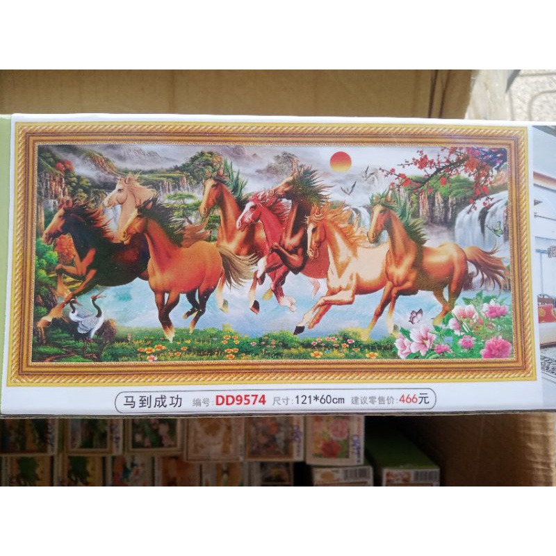 tranh đá mã đáo thành công dd9574