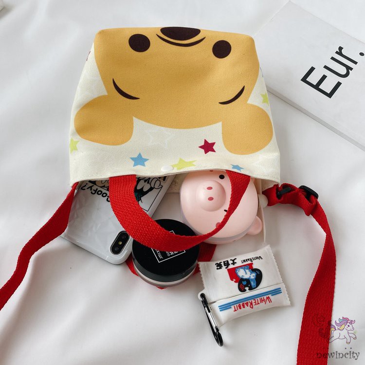 Túi đeo chéo in hoạt hình dễ thương dành cho trẻ em