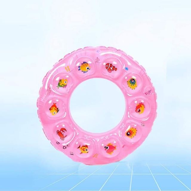 Phao bơi tròn hình cá cho bé trẻ em 60cm