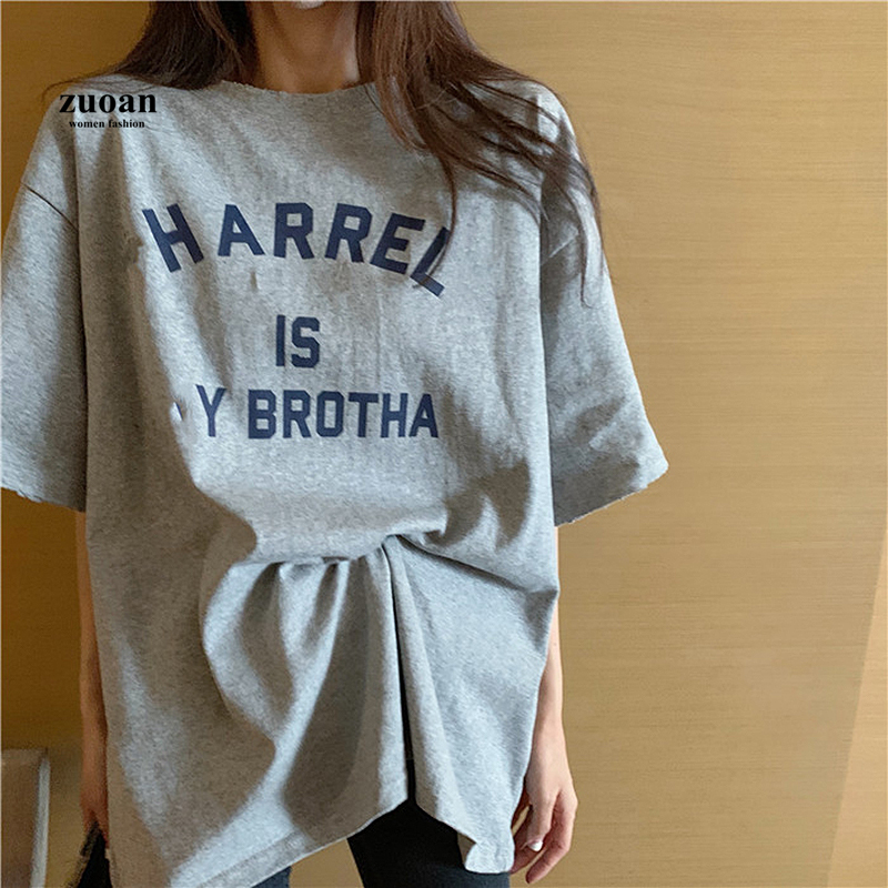 SUXI Áo Thun Tay Ngắn Dáng Rộng Xinh Xắn Dành Cho Nữ