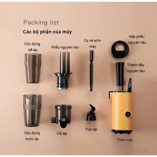 Máy ép chậm trái cây , máy ép trái cây , TONGKHOCHITUE