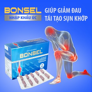 [NHẬP KHẨU ÚC] Viên bổ xương khớp Bonsel, giảm đau, viêm sưng xương khớp – Đau lưng – Tê bì chân tay, nhức mỏi vai gáy