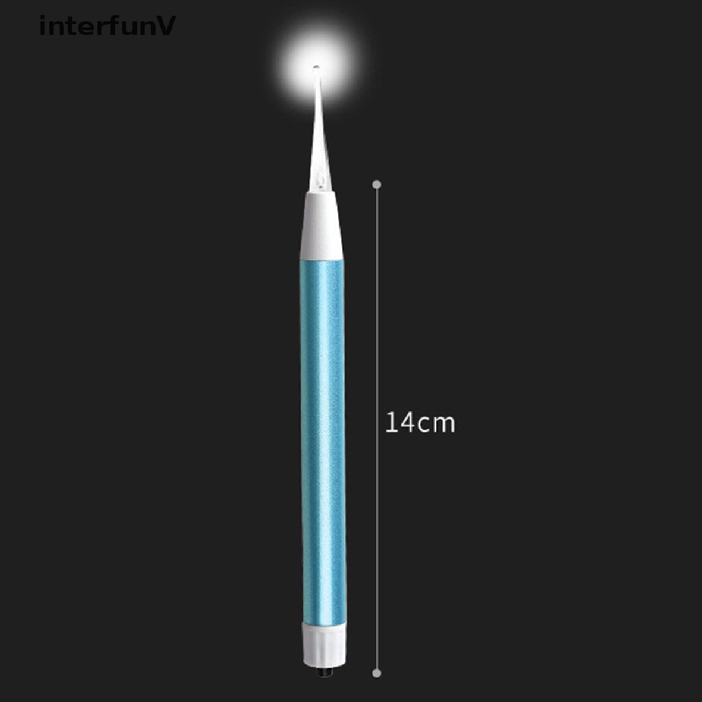 Dụng Cụ Lấy Ráy Tai Bằng Thép Không Gỉ Có Đèn Cho Bé