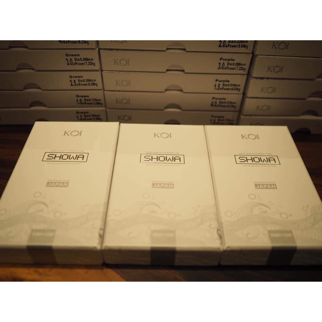 Dây Trục KOI Showa Size 1.2-4.0, dây câu cá chuyên phi