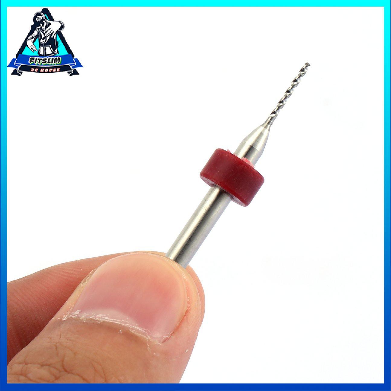 10 cái / bộ Hợp kim cứng Mũi khoan nhỏ 0,1mm-1,0mm Bảng mạch PCB Mũi khoan