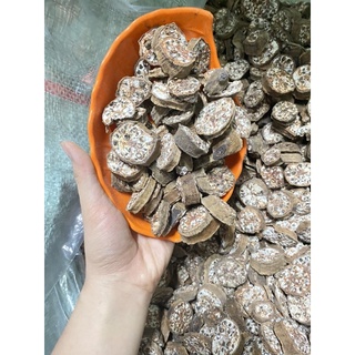 Chuối hột rừng khô thái miếng (1kg)