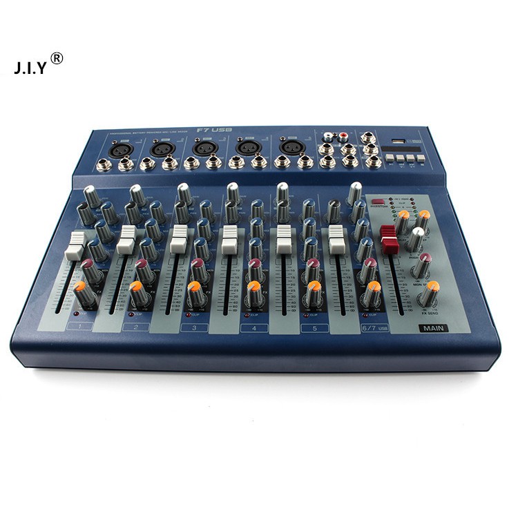 Mixer F7 USB Giá Rẻ Chất Lượng - Mixer Livestream, karaoke