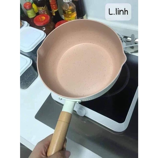 Chảo Đá Sâu Lòng 18cm Dùng Mọi Loại Bếp