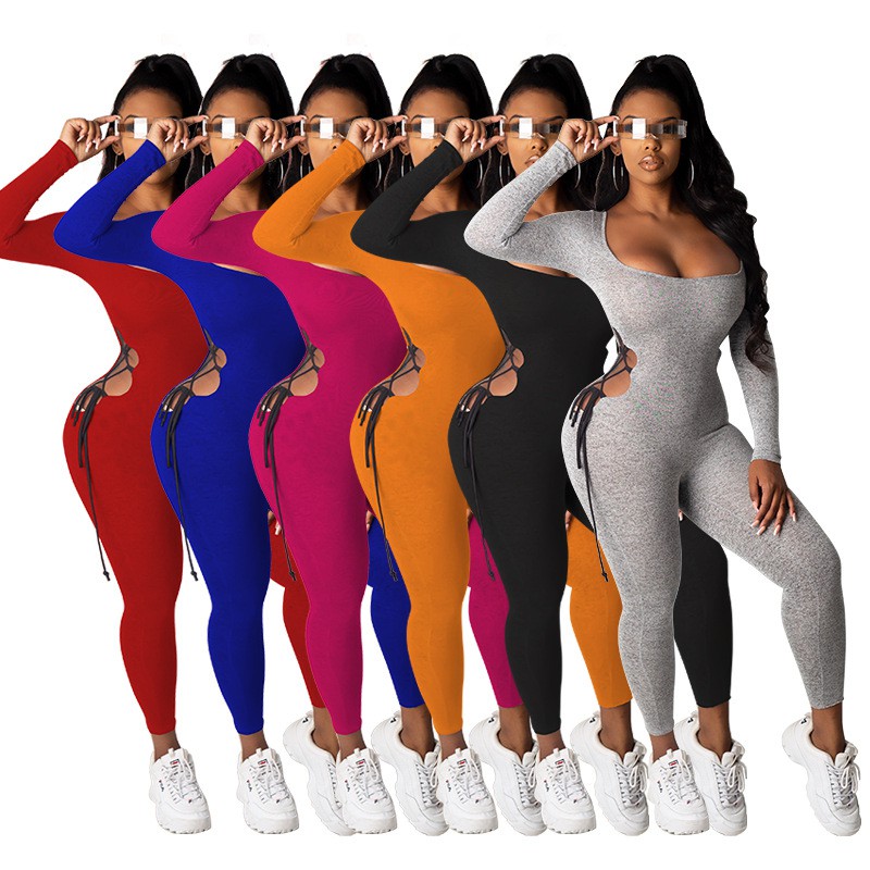 Bộ Áo Liền Quần Phối Màu Tương Phản K9749 Cho Nữ | BigBuy360 - bigbuy360.vn