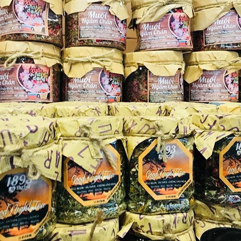 [Mã 267FMCGSALE giảm 8% đơn 500K] Trà ngủ ngon Goodnight Đà Lạt 1893 hũ nhựa | BigBuy360 - bigbuy360.vn