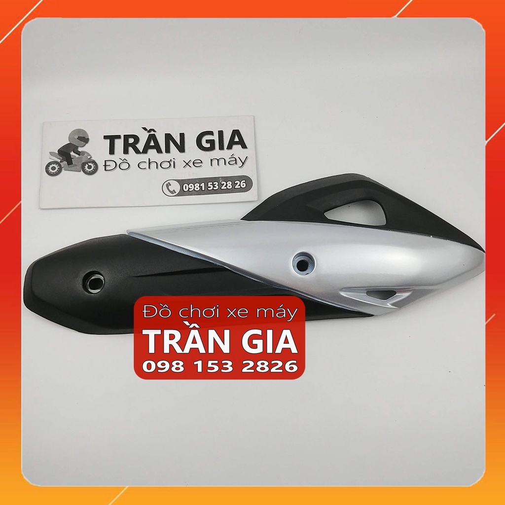 Ốp pô xe Honda PCX 125 150 năm 2018-2019-2020-2021-2022 chụp pát che bô thay ốp pô zin