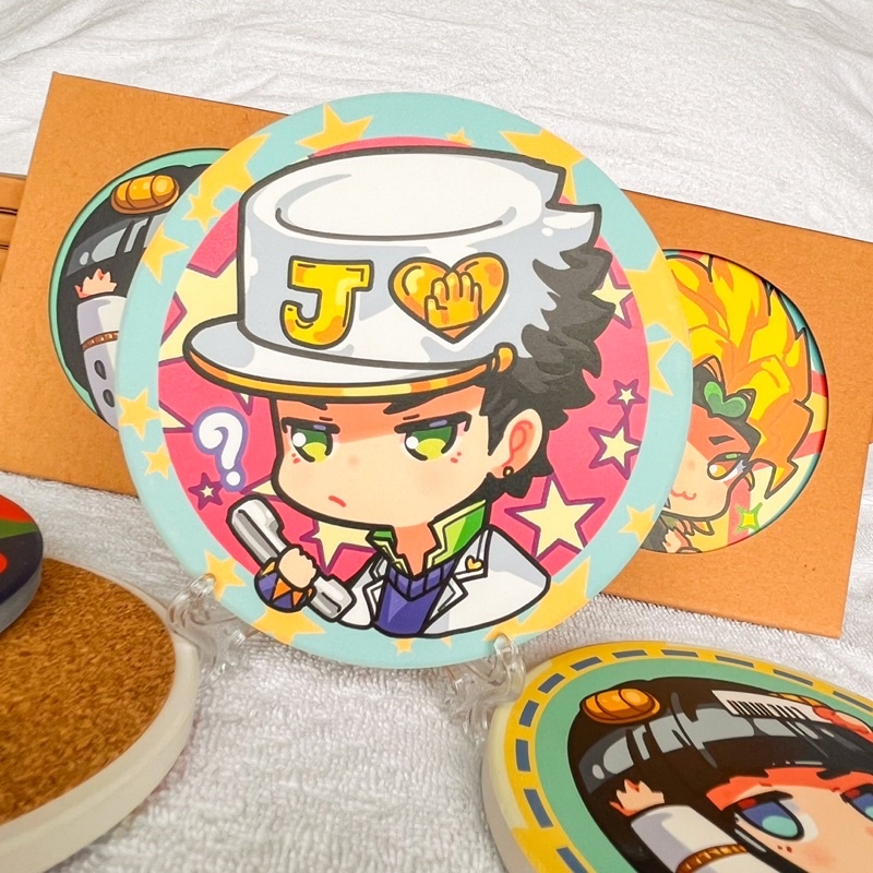 Lót ly gốm JoJo Bizarre Adventure