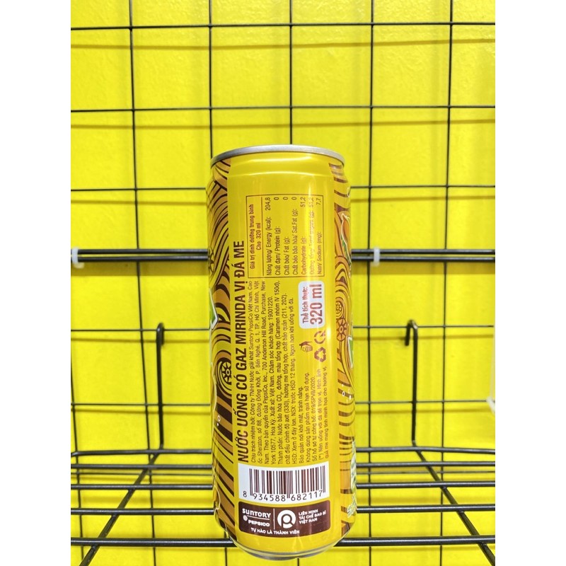 Nước ngọt Mirinda đá me lon 320ml