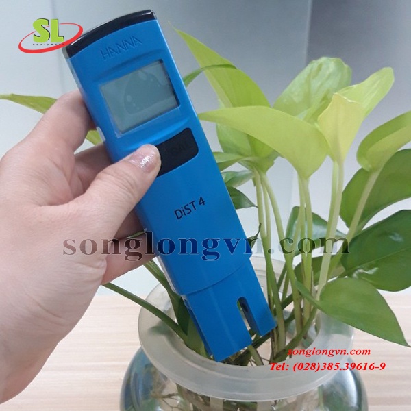 Bút Đo Độ Dẫn Điện/Nhiệt Độ Trong Nước HI98304 - Máy Đo EC Hanna, Bút đo EC Dist 4 Thang Cao 0-20mS/cm,