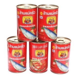 5 HỘP CÁ MÒI 3 CÔ GÁI - 155gr