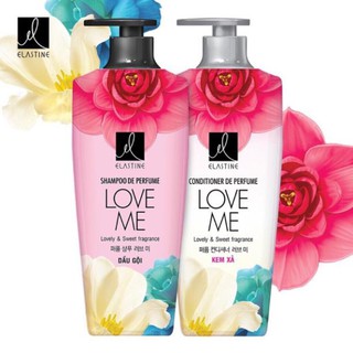 Bộ dầu gội elastine love me 600g + dầu xả elastine love me 600g