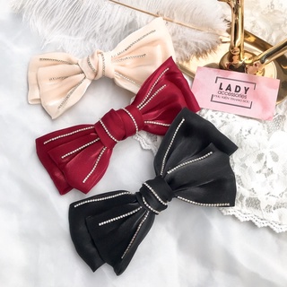 Kẹp Tóc Nơ Đính Đá LADY