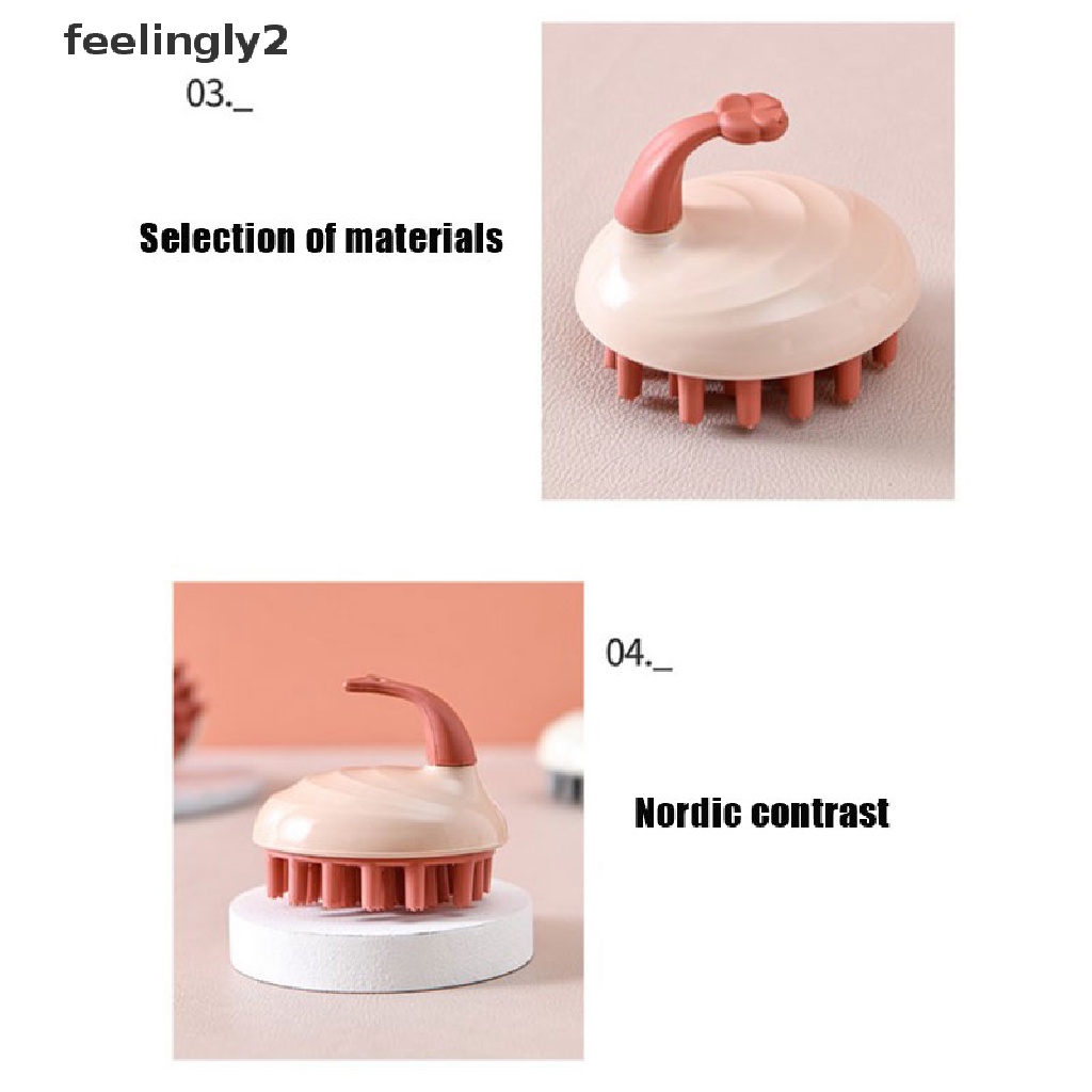 1 Lược Gội Đầu Mát Xa Da Đầu Cầm Tay Tiện Dụng