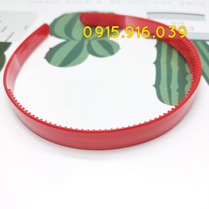 Cài Tóc Nhựa Trơn Nhiều Màu, Cài Tóc Nữ Có Răng, MS1F4