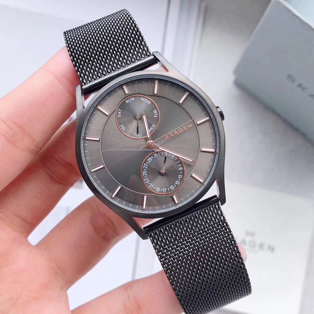 Đồng hồ nam skagen skw6180 dây thép màu xám size 40mm